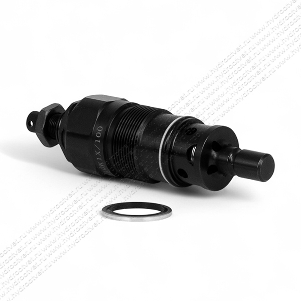 DBDS10K1X/100 - Предохранительный клапан прямого управления Ду10, давление регулировки до 100 бар, тип монтажа - встраиваемый, элемент регулировки S = винт