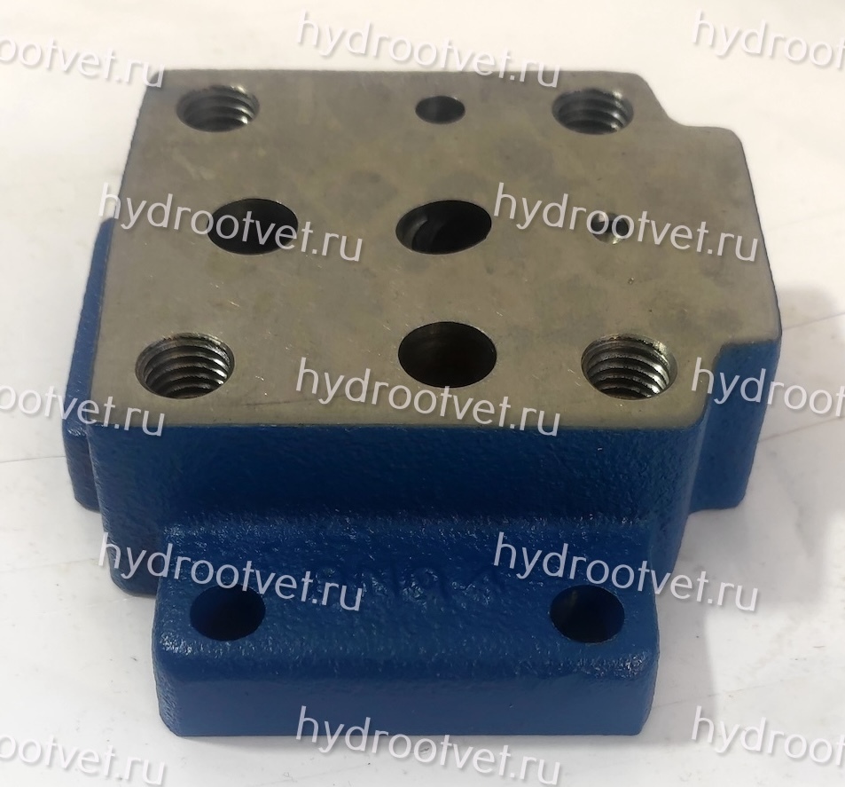 G546/01 - Стальная плита для монтажа клапанов типоразмера Ду10, стандарт ISO 6264