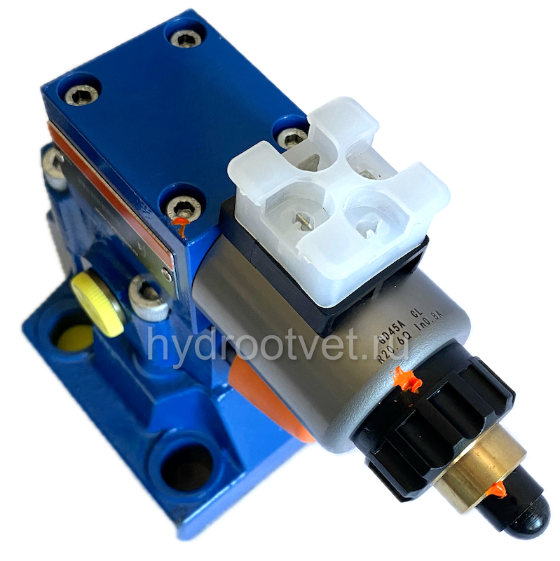 DBEM20-7X/315XYG24K4V - Пропорциональный предохранительный клапан без усилителя, Ду25, регулировка давления до 315 бар, сигнал управления 1600 мА