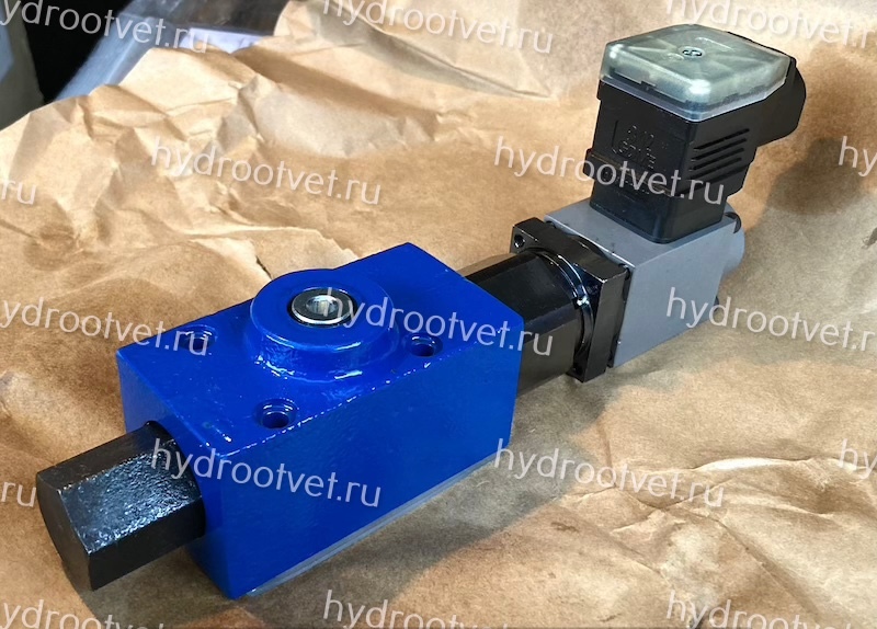 DREE6-1X/210MG24K24A1M - Пропорциональный редукционный клапан Ду6 со встроенным усилителем, сигнал A1 = 0-10В, давление регулировки до 210 бар, монтаж - на плиту