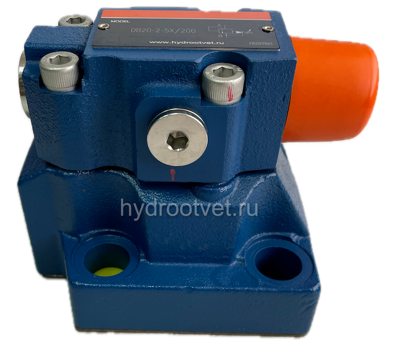DB20-2-5X/315X - Предохранительный клапан Ду25 с давлением настройки до 315 бар, управление - X - внешний