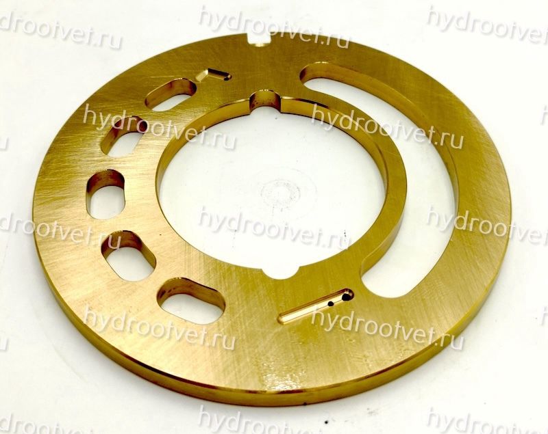 A10VNO85 VALVE PLATE R all bronze - Распределитель правый d52 d107 h5,4 мм полностью из бронзы для насоса Bosch Rexroth A10VNO85 53 серии
