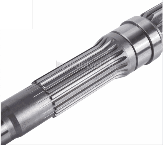 A4VG90 DRIVE SHAFT-T21*T24*L298 - Приводной вал - T21*T24, L=298мм
