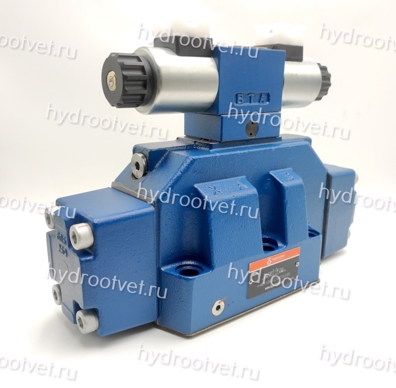 H-4WEH25E6X/6EG24N9ETK4/B10D3 - Гидрораспределитель с электроуправлением Ду25 схема E (44), напряжение G24, каналы управления ET - X и Y - внутренние