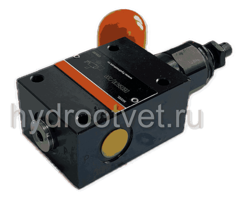 DBDS6G1X/315 - Предохранительный клапан прямого управления Ду6, давление регулировки до 315 бар, тип монтажа - резьбовой, элемент регулировки S = винт