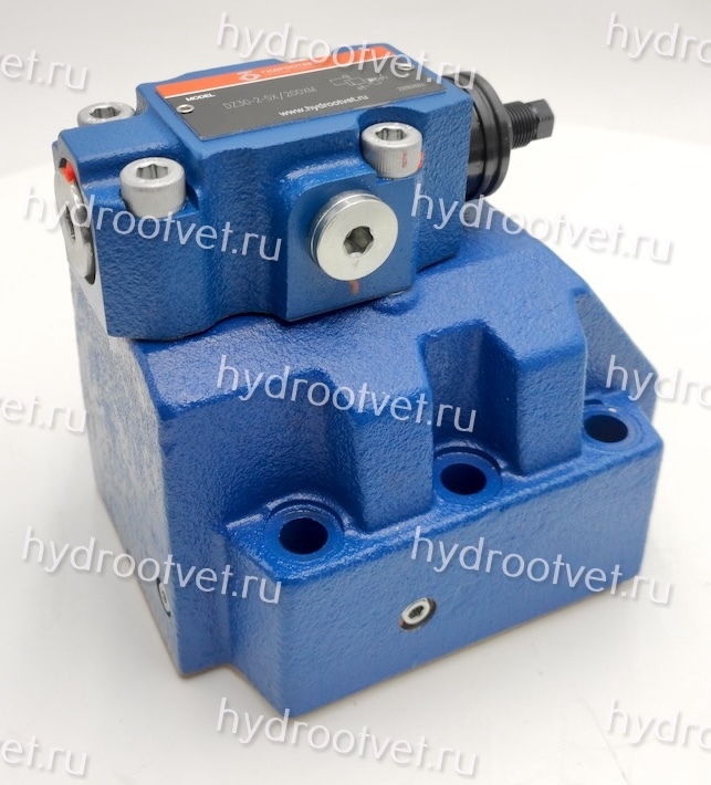 DZ30-2-5X/200 - Клапан последовательности непрямого действия Ду32, с обратным клапаном с давлением регулировки до 200 бар, каналы управления X и Y - внутренние