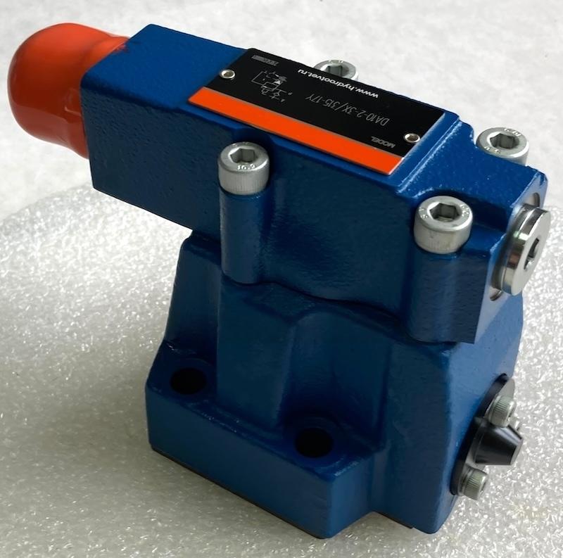 DA10-1-5X/200-17 - Разгрузочный предохранительный клапан Ду10 с давлением настройки до 200 бар, с разностью срабатывания в 17%, внешний дренаж - нет