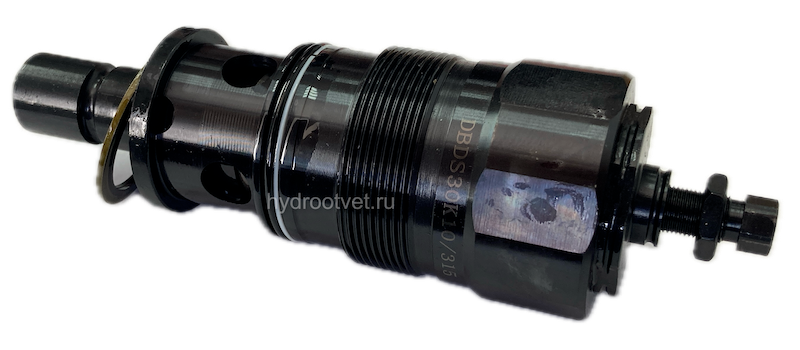 DBDS30K1X/315V - Предохранительный клапан прямого управления Ду30, давление регулировки до 315 бар, тип монтажа - встраиваемый, элемент регулировки S = винт