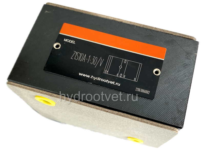 Z1S10A-1-30/V - Обратный клапан модульного монтажа Ду10 обратный клапан в канале A (со стороны клапана), давление открытия 0,5 бар