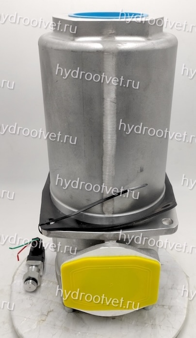 WKRFBN/HC660DN10B1.X AL - Сливной фильтр гидравлический одинарный модели RF с алюминиевым корпусом тонкость фильтрации 10 мкм, типоразмер 660, вид присоединения: фланец SAE 3'' (DN80), материал корпуса - алюминий, рабочее давление до 25 бар, визуальный ин