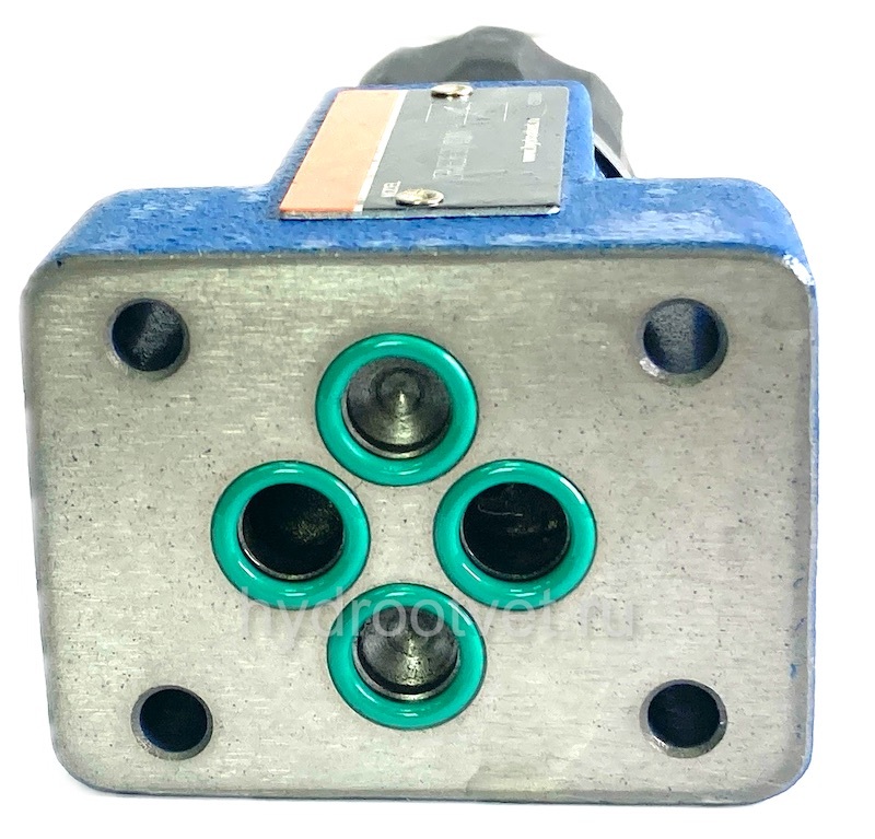 2FRM6A36-3X/10QRV - Регулятор расхода Ду 6 для монтажа на плиту, номинальный расход 10 л/мин, A = с доп. каналом (для сглаживания), обратный клапан - есть