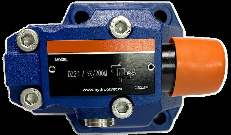 DZ20-2-5X/200XYM - Клапан последовательности непрямого действия Ду25 с давлением регулировки до 200 бар, каналы управления X и Y - внешние