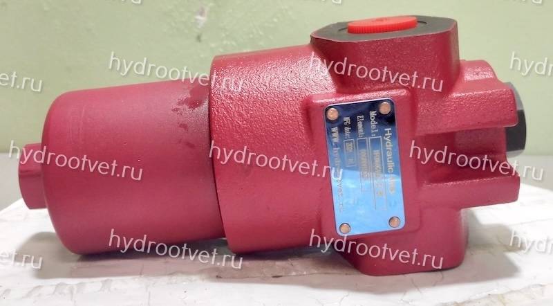 WKDFBN/HC500F10B1.1 - Напорный фильтр гидравлический одинарный модели DF тонкость фильтрации 10 мкм, типоразмер 500, вид присоединения: фланец SAE 2'' (DN50), материал корпуса - чугун, рабочее давление до 420 бар, визуальный индикатор загрязнения