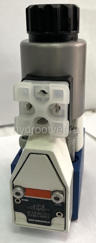 M-3SEW6C3X/630MG24N9K4 - Гидрораспределитель седельного типа Ду 6 с электроуправлением на 630 бар, схема C