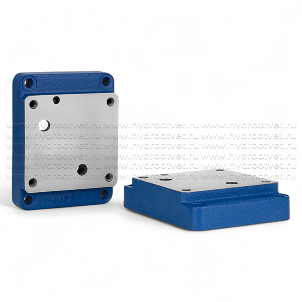 G279/01 - Стальная плита для монтажа регуляторов расхода типоразмера Ду10 (2FRM10), стандарт ISO 6263