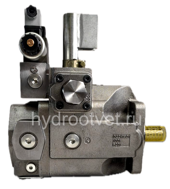 A4VSO40EO2/10R-PPB13N00 - Насос аксиально-поршневой регулируемый с наклонной шайбой, рабочий объем 40 см3, EO2 = электронное регулирование пропорциональным клапаном, номинальное давление 350 бар
