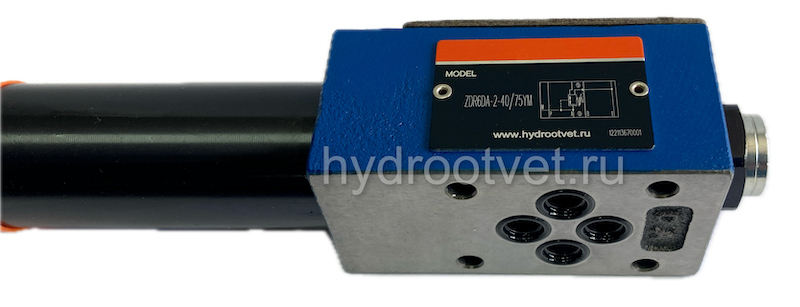ZDR6DB2-4X/210YM - Редукционный клапан Ду 6 трехлинейный модульного монтажа с давлением регулировки до 210 бар, регулирует в канале B, обратный клапан - М = нет