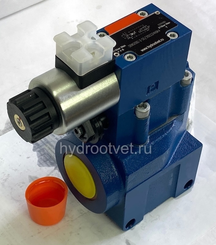 DBW20BG2-5X/315CG24N9K4 - Предохранительный клапан Ду25 с давлением настройки до 315 бар, управление - X и Y - внутренние с разгрузкой B = открыт с электроуправлением G24