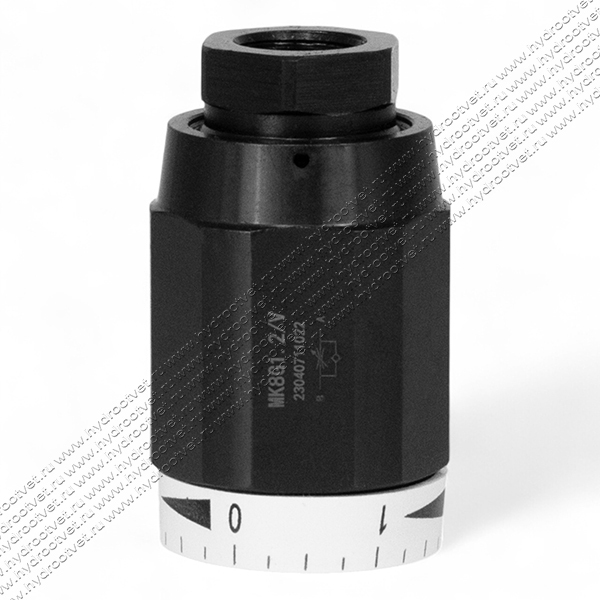 MK8G1.2/V - Дроссель трубного монтажа Ду8 резьба G3/8, обратный клапан - есть