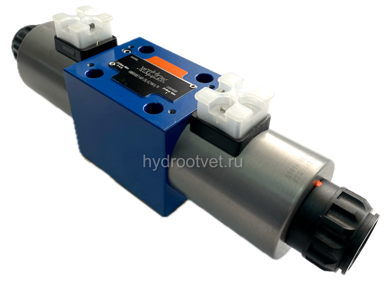 4WRA10E30-2X/G24K4/V - Пропорциональный распределитель без встроенного электронного усилителя Ду10, номинальный расход 30 л/мин, схема E