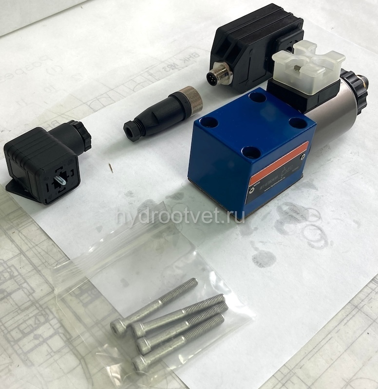 DBETE-6X/315G24K31A1V - Пропорциональный предохранительный клапан Ду6 (пилот), давление регулировки до 315 бар, встроенные усилитель = есть