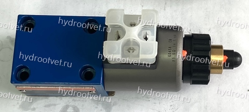 DBET-6X/350G24K4V - Пропорциональный предохранительный клапан Ду6 (пилот), давление регулировки до 350 бар, встроенные усилитель = нет