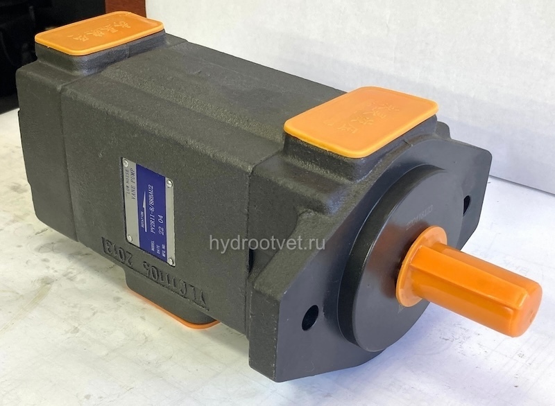 PV2R11-17/17RBAU1 - Пластинчатый нерегулируемый насос сдвоенный с рабочим объемом 16,9+16,9 см3, взаимозаменяем с насосом НПл 16-16/16