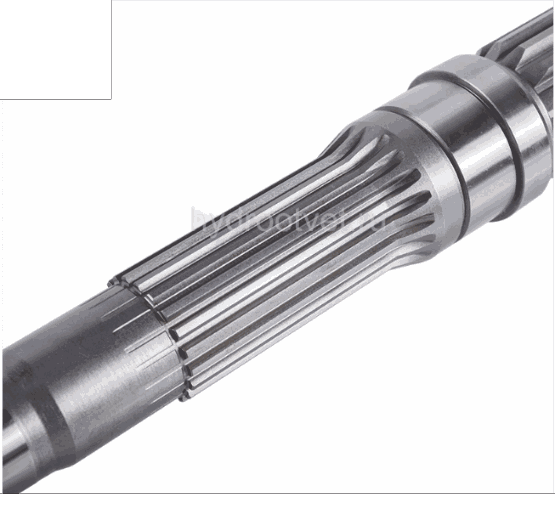 A4VG56 DRIVE SHAFT φ40x243.6, φ29.6xT14,φ27.75xT21 - Приводной вал φ40x243.6, φ29.6xT14,φ27.75xT21