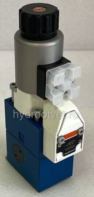 M-4SEW6D3X/420MG24N9K4 - Гидрораспределитель седельного типа Ду 6 с электроуправлением на 420 бар, схема D