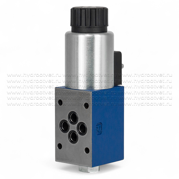 4WE6HA61/CG24N9K4 - Гидрораспределитель золотниковый Ду 6 с электроуправлением, схема HA (14-1), электроуправление G24, возврат - пружинный