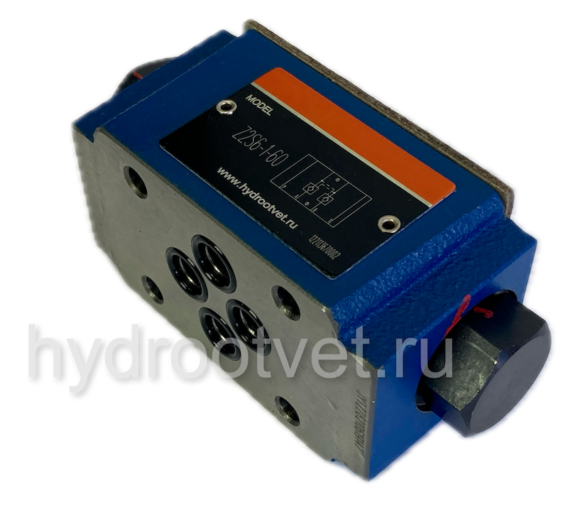 Z2S6-1-60 - Гидрозамок модульного монтажа Ду6 в канале A и B