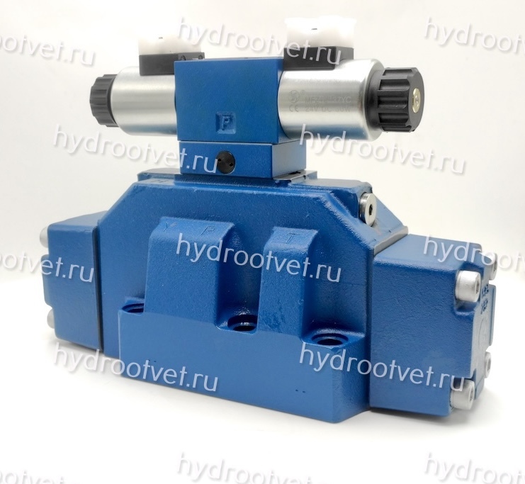 H-4WEH25D6X/6EG24N9ETK4/B10D3 - Гидрораспределитель с электроуправлением Ду25 схема D (574А), напряжение G24, каналы управления ET - X и Y - внутренние