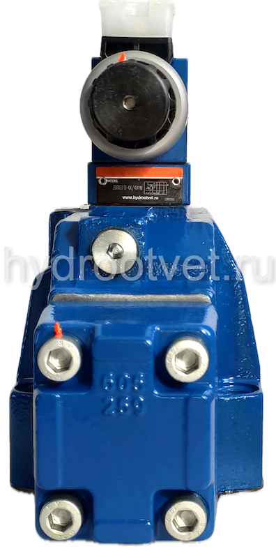 4WRZ32E360-7X/6EG24N9ETK4/D3V - Пропорциональный распределитель Ду32 без усилителя, номинальный расход 360 л/мин, схема E, каналы управления ET - X и Y - внутренние