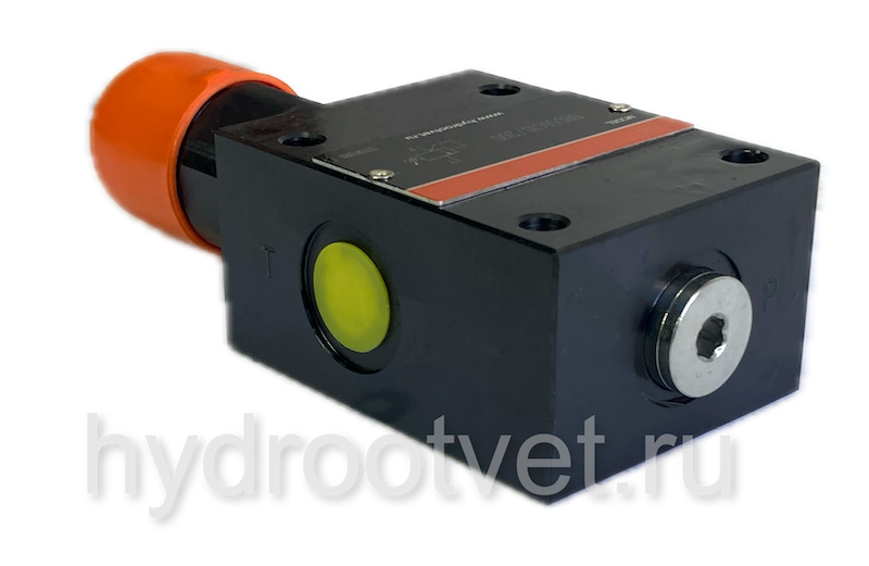 DBDH6G1X/400 - Предохранительный клапан прямого управления Ду6, давление регулировки до 400 бар, тип монтажа - резьбовой, элемент регулировки H = рукоятка