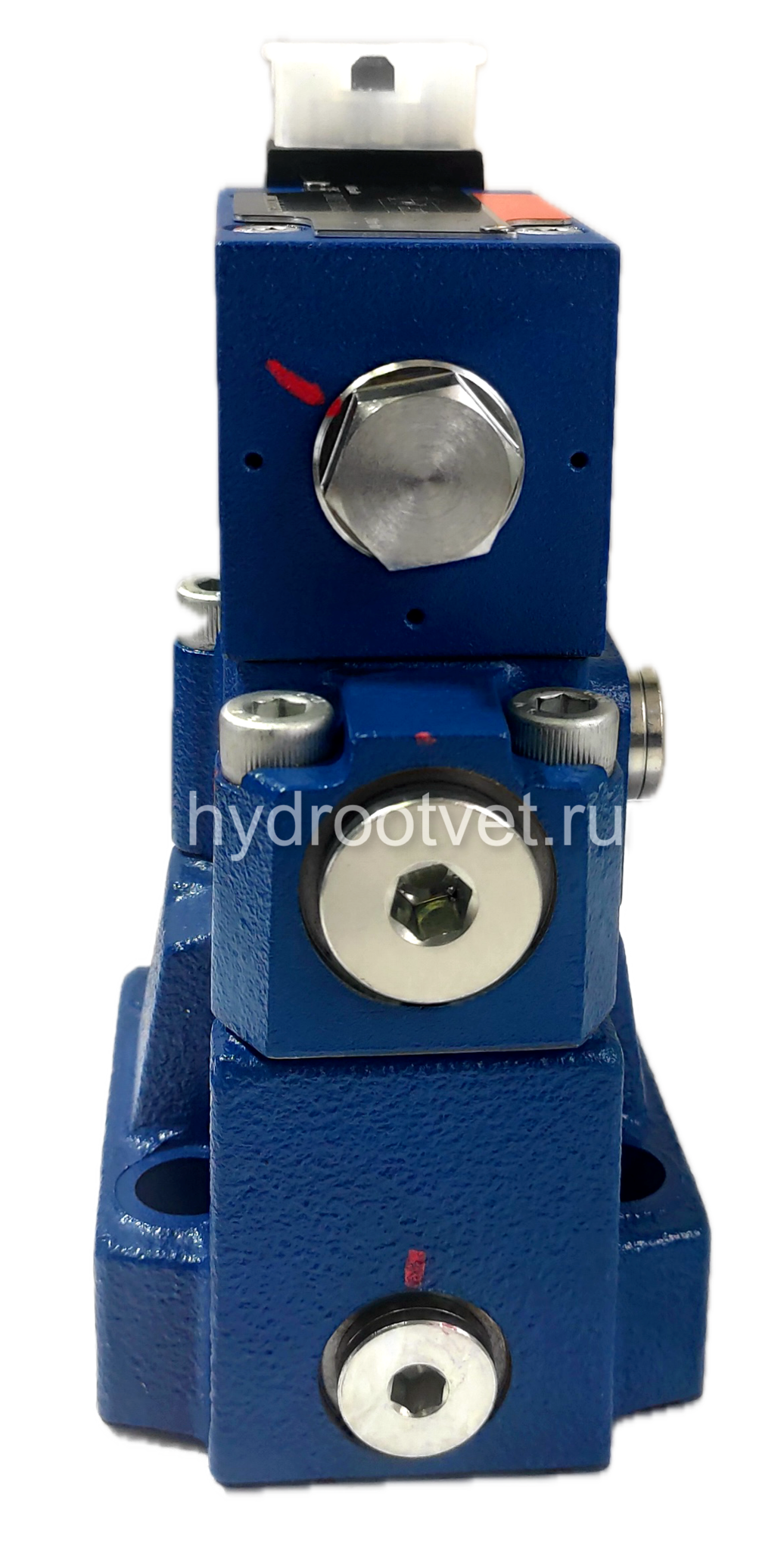 DBW10A2-5X/200YCW220-50N9K4 - Предохранительный клапан Ду10 с давлением настройки до 200 бар, управление - Y - внешний дренаж с разгрузкой A = закрыт с электроуправлением W220