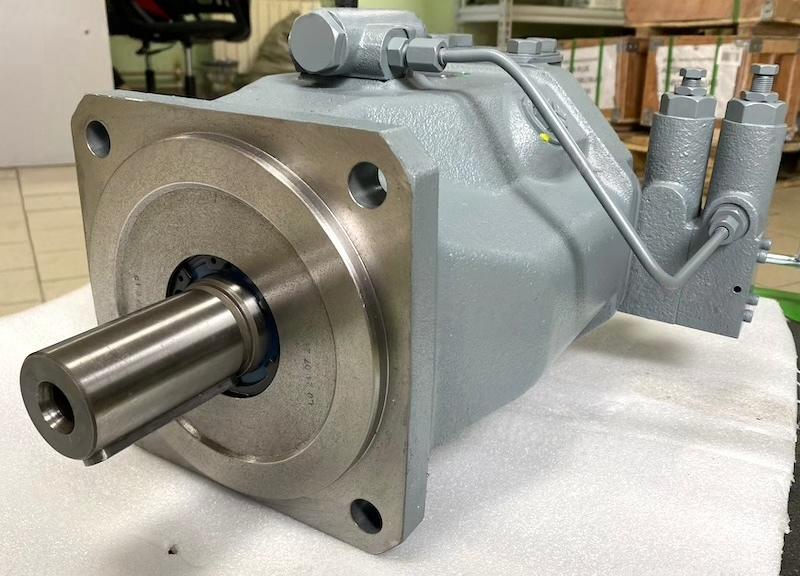 A10VSO140DFLR/31R-VPB12N00 - Насос аксиально-поршневой регулируемый с наклонной шайбой, рабочий объем 140 см3, DFLR = регулятор давления, расхода и мощности (при заказе указывается мощность электродвигателя, в величине крутящего момента), номинальное давл