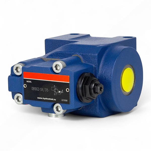 DB10G2-5X/315 - Предохранительный клапан Ду10 с давлением настройки до 315 бар, управление - X и Y - внутренние