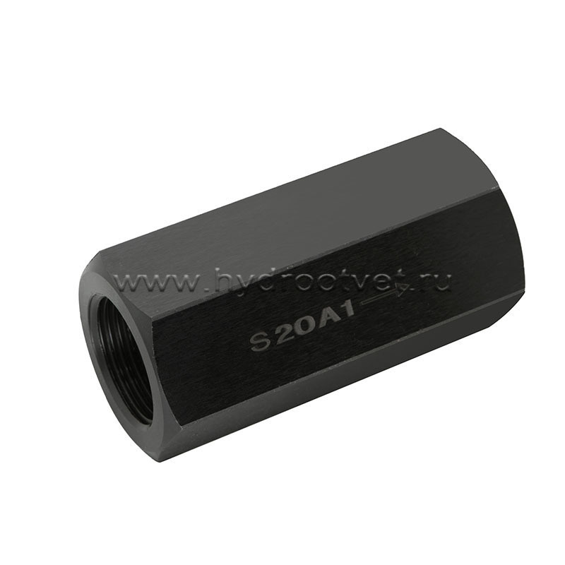 S20A2/1 - Обратный клапан трубного монтажа Ду20, G1 с давлением открытия 1,5 бар