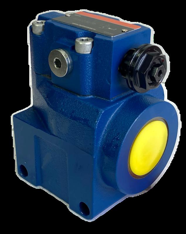 DB20G2-5X/200 - Предохранительный клапан Ду25 с давлением настройки до 200 бар, управление - X и Y - внутренние