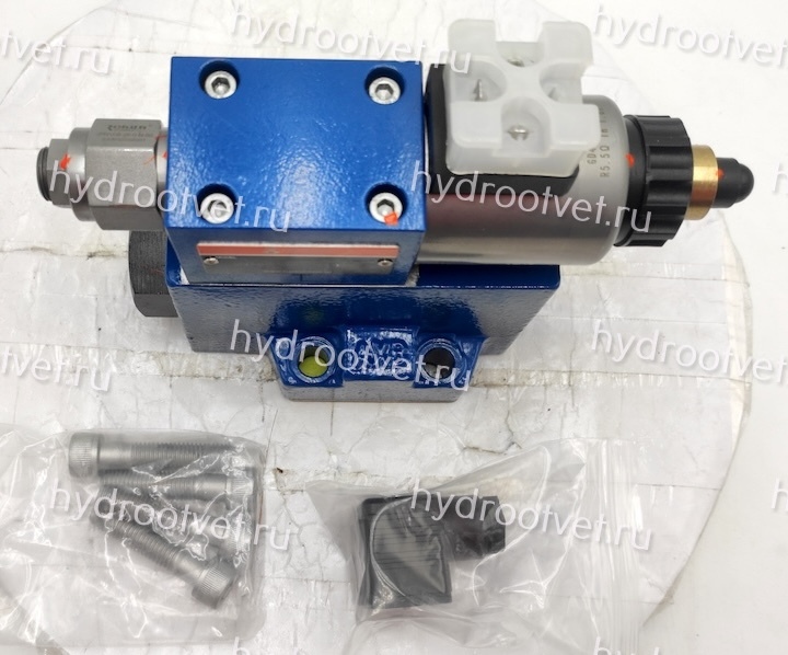 DREM10-6X/315YG24K4V - Пропорциональный редукционный клапана c предохранительным клапаном без усилителя, Ду10, давление регулировки до 315 бар, обратный клапан - есть, уплотнение V = FKM, сигнал управления 1600 мА