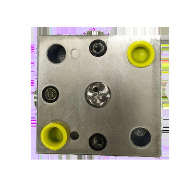 LFA32DBWD2-7X/315 - Крышка для логического клапана, типоразмер Ду32 функционал - DBWD2 = крышка с предохранительным клапаном с ручной настройкой с функцией запирания, под установку распределителя Ду6, два выхода X и Y, элемент регулировки - винт под шести