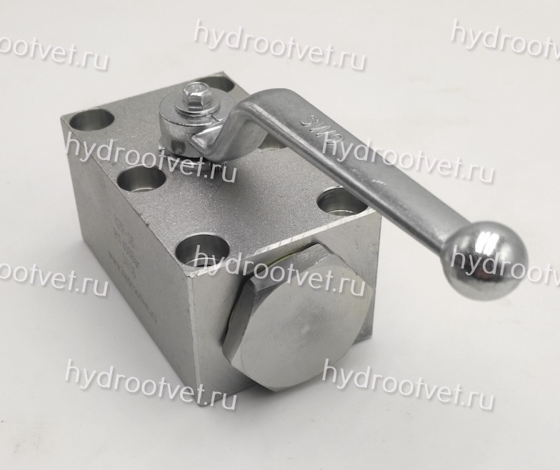 KHP-16 - Шаровой кран 2/2 на высокое давление, на плиту Ду16