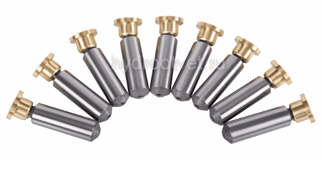 A11VLO190 PISTON SHOE SET(ONE SET=9PCS) - Набор поршней с подпятниками 28x107,5 мм (в одном наборе 9 шт.) для насоса A11VLO190
