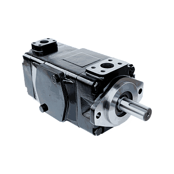 T67EC062B141R01A100 - Пластинчатый нерегулируемый двухпоточный насос серии T67EC с рабочим объемом 196,7+46 см3