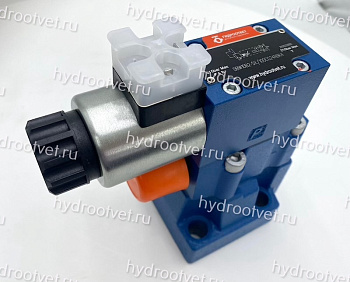 DBW10B2-5X/100CG24N9K4 - Предохранительный клапан Ду10 с давлением настройки до 100 бар, управление - X и Y - внутренние с разгрузкой B = открыт с электроуправлением G24