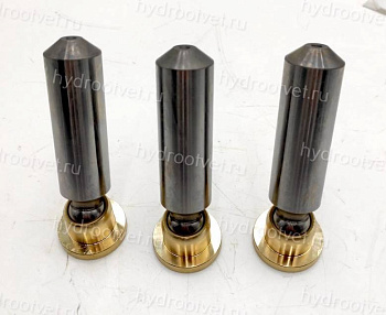 A4VSO125 PISTON SHOE SET(ONE SET=9PCS) - Набор поршней 24,8x106 мм с подпятниками (в одном наборе 9 шт.) для насоса A4VSO125