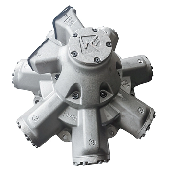 HMB125-1400-S73-F02 - Гидромотор радиально-поршневой нерегулируемый, высокомоментный, эксцентриковый вал, рабочий объем 1459 см3, номинальное давление 230 бар