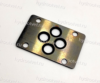 O-ring plate for Z2FS6 NBR - Пластина-проставка с уплотнительными кольцами под ISO 4401-03 (СЕТОР03), материал NBR