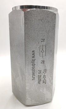 VU-16-G3/4 - Обратный клапан на высокое давление, резьба G3/4''
