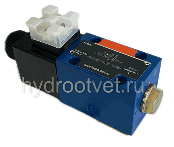 4WE6D61/CW220-50N9K4 - Гидрораспределитель золотниковый Ду 6 с электроуправлением, схема D (574А), электроуправление W230, возврат - пружинный
